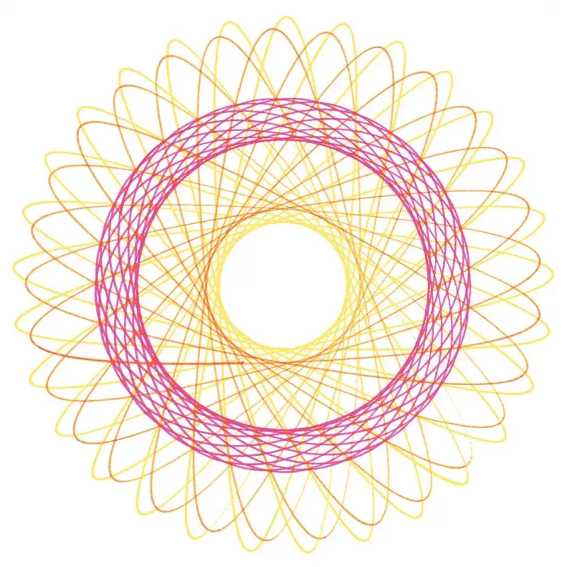 Spirograf dla dzieci Ravensburger 297740 z szablonem i 2 pisakami, wielokolorowy, od 6 lat