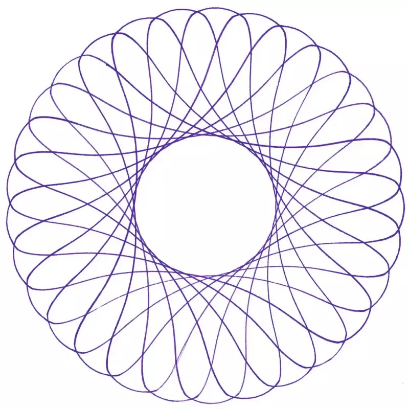 Spirograf dla dzieci Ravensburger 297740 z szablonem i 2 pisakami, wielokolorowy, od 6 lat