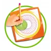 Spirograf dla dzieci Ravensburger 297740 z szablonem i 2 pisakami, wielokolorowy, od 6 lat
