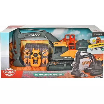 Koparka RC Dickie Volvo Mining 2,4 GHz zdalnie sterowany model konstrukcyjny