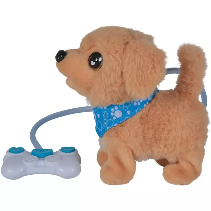 Simba ChiChi LOVE Loomy pluszowa zabawka Golden Retriever, 20 cm, beżowo-różowa