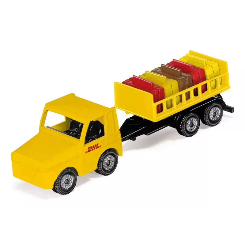 Samolot transportowy Siku DHL z akcesoriami - gotowy do użycia