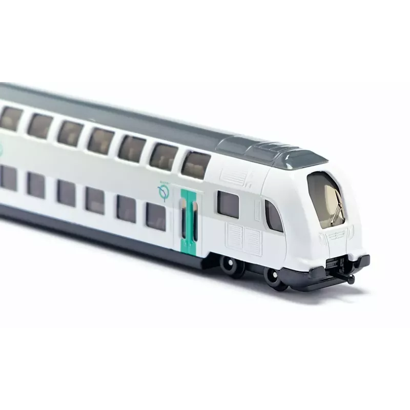 Pociąg Siku RATP DWUPOZIOMOWY Metal Plastik Czarny Niebieski Szary