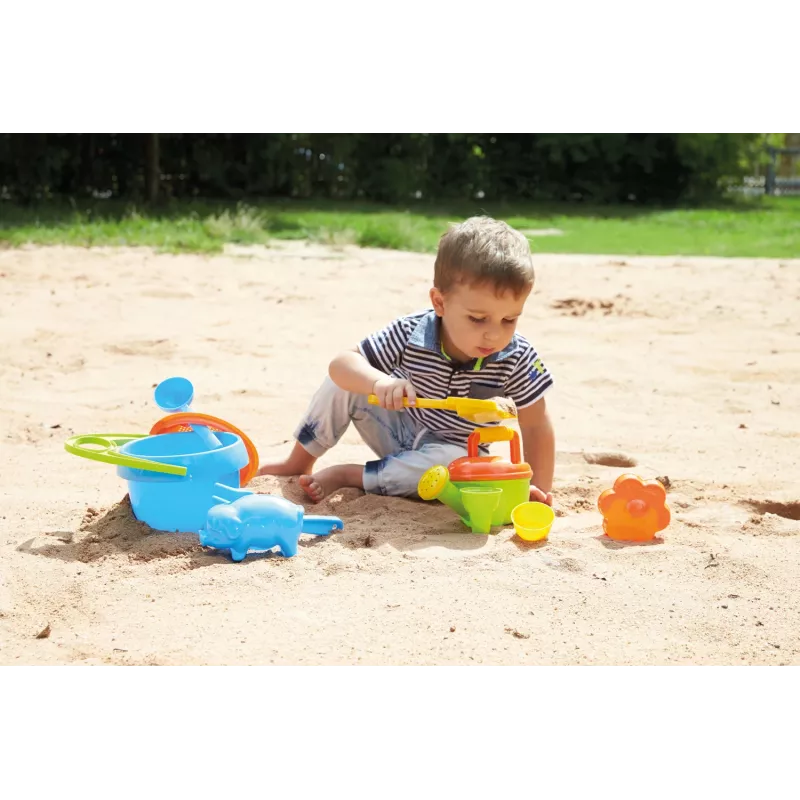 Zestaw zabawek do piasku Lena Happy Sand Boys I 10 szt.