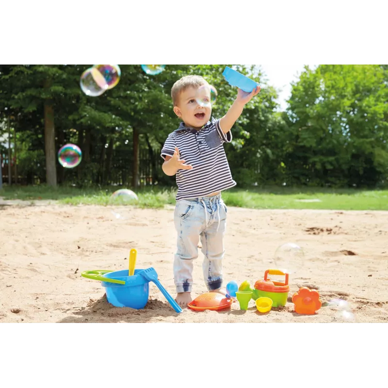 Zestaw zabawek do piasku Lena Happy Sand Boys I 10 szt.