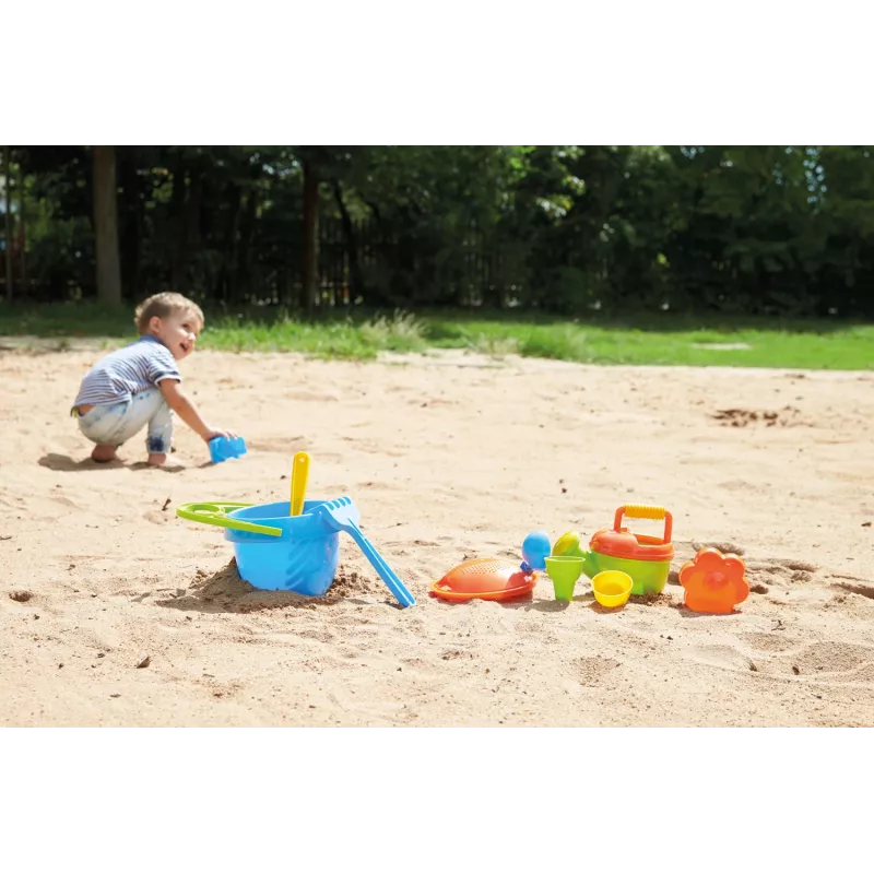 Zestaw zabawek do piasku Lena Happy Sand Boys I 10 szt.