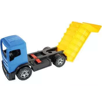 Wywrotka Lena GIGA TRUCKS niebiesko-czerwona, różne warianty