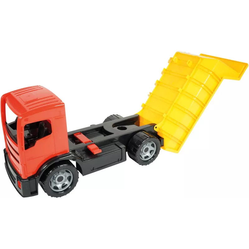 Wywrotka Lena GIGA TRUCKS niebiesko-czerwona, różne warianty