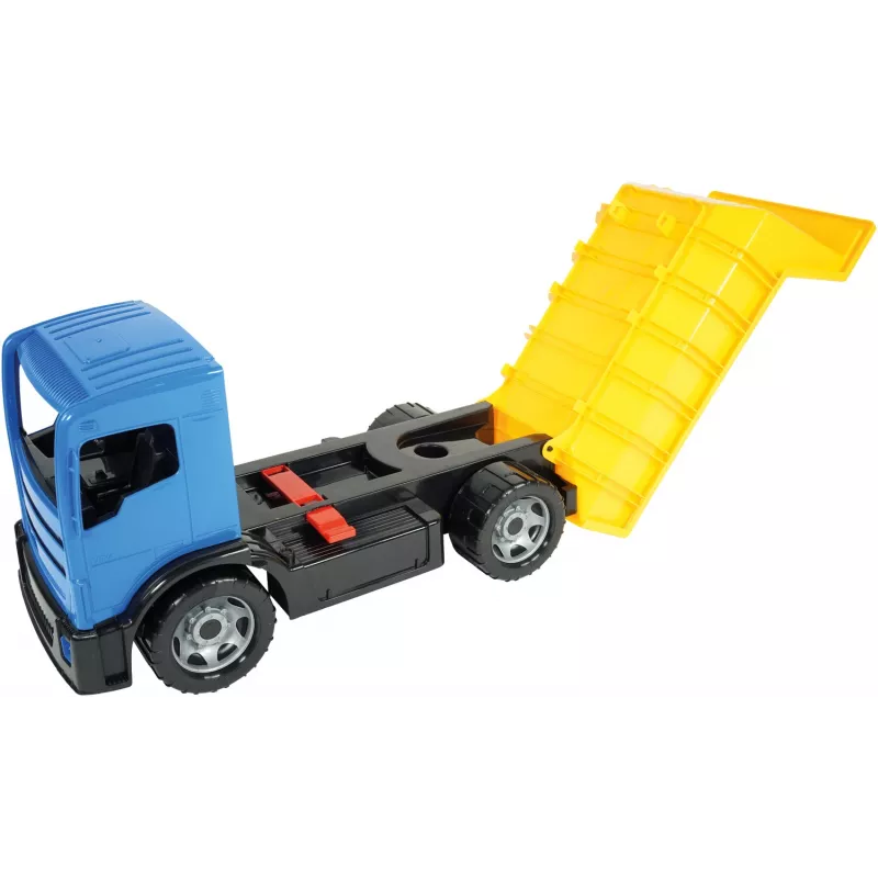 Wywrotka Lena GIGA TRUCKS niebiesko-czerwona, różne warianty