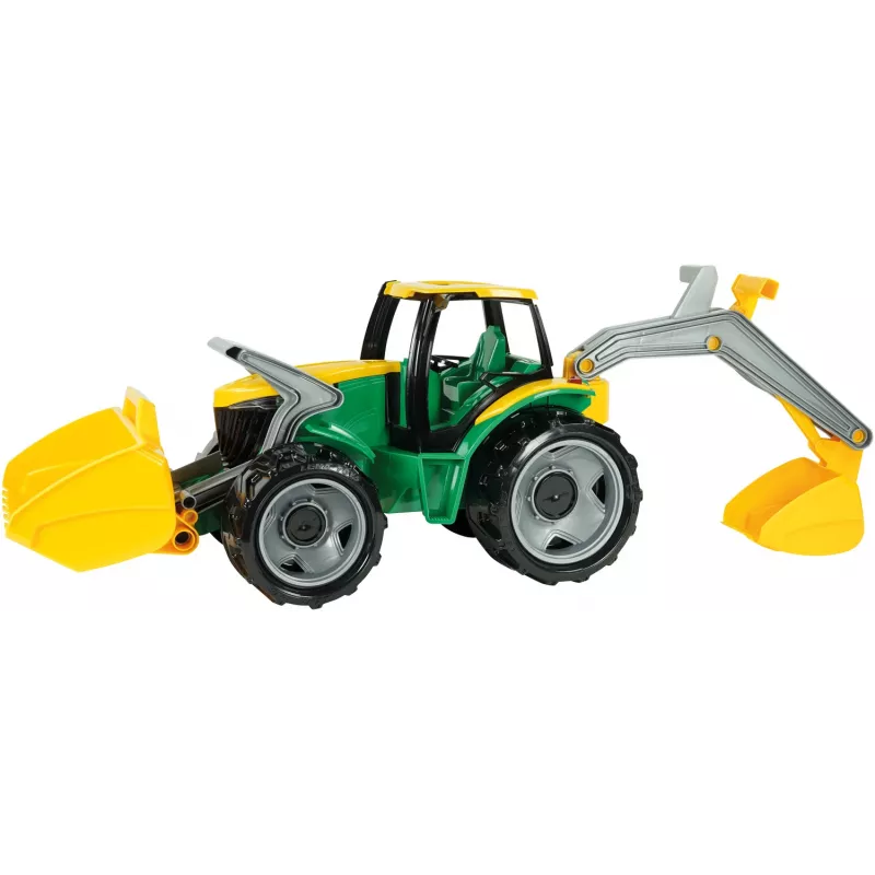 Traktor Lena GIGA TRUCKS ZL-02080 z ładowaczem czołowym i koparką