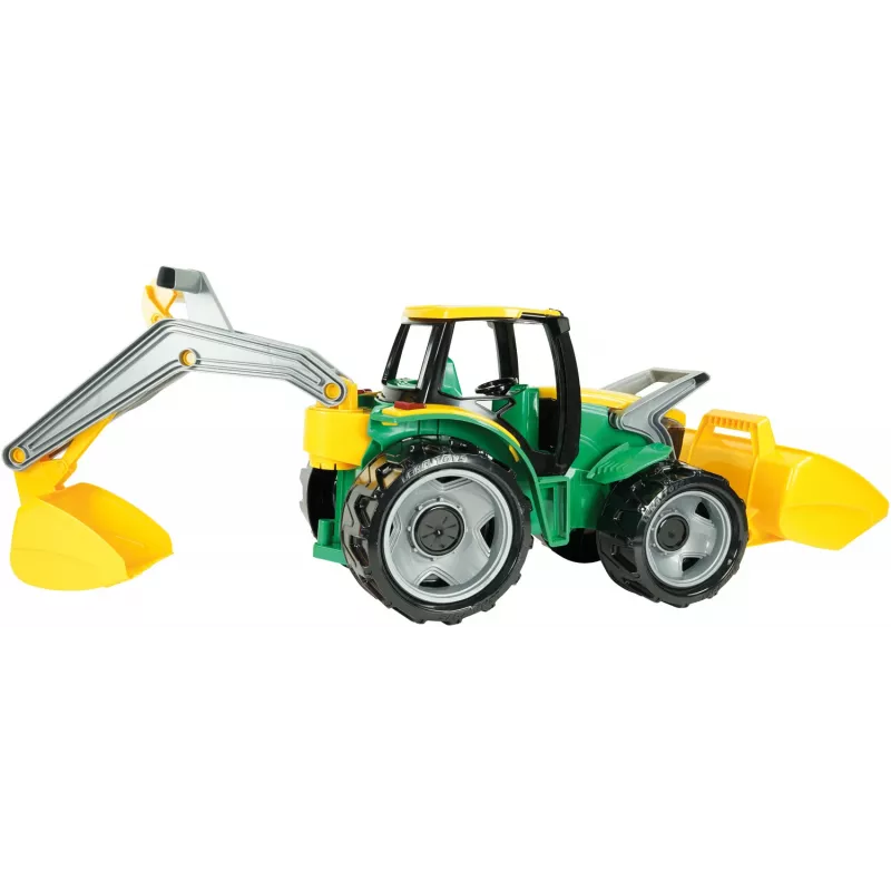 Traktor Lena GIGA TRUCKS ZL-02080 z ładowaczem czołowym i koparką