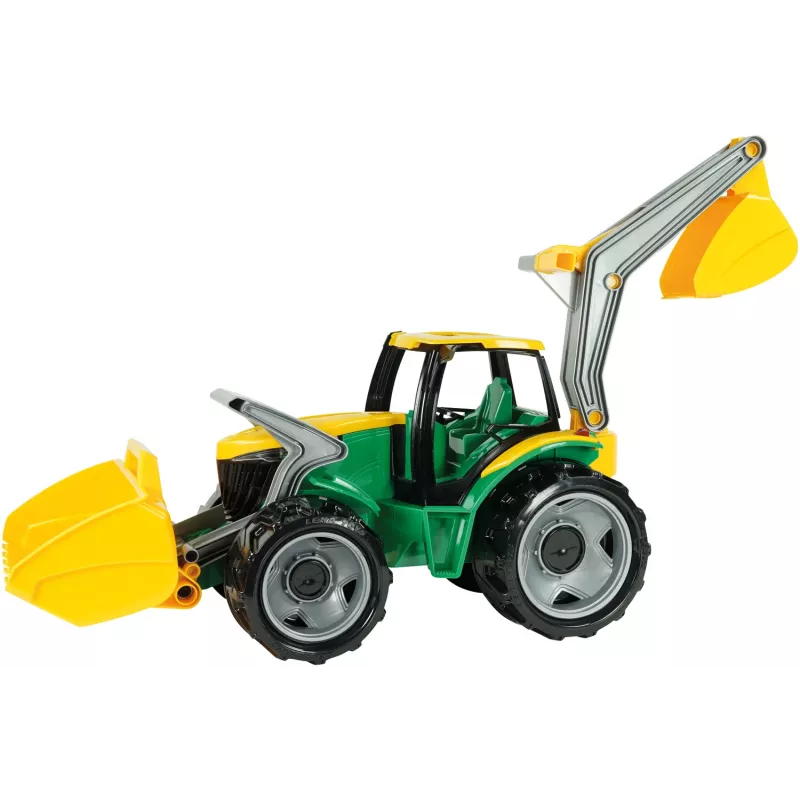 Traktor Lena GIGA TRUCKS ZL-02080 z ładowaczem czołowym i koparką