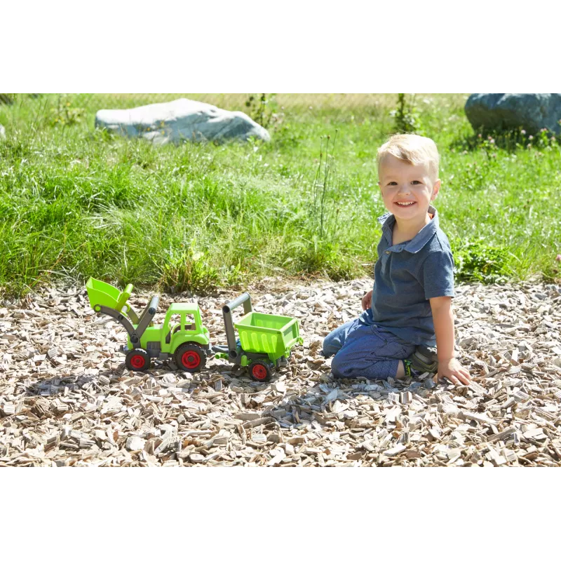 Traktor Lena EcoActives 04213 Wielokolorowy Tworzywo sztuczne Drewno 2+