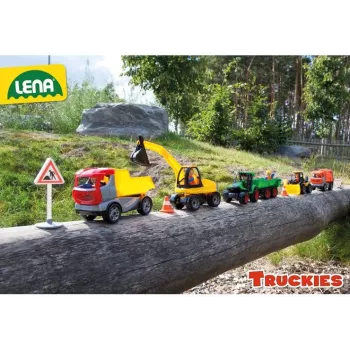Lena Truckies Śmieciarka, Ciężarówka, 2 lat(a), Plastik, Szary, Pomarańczowy