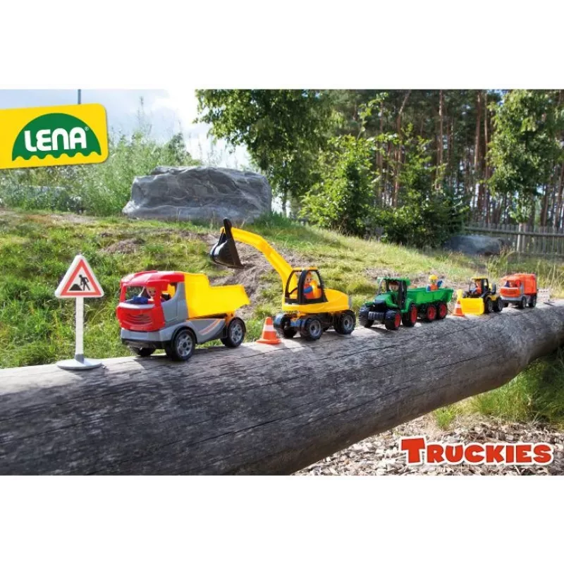 Lena Truckies Śmieciarka, Ciężarówka, 2 lat(a), Plastik, Szary, Pomarańczowy
