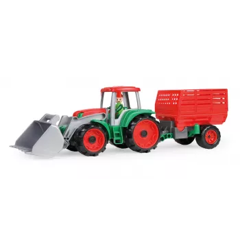 Traktor z przyczepą do siana Lena Truxx 04428 open box – zestaw plastikowy do zabawy