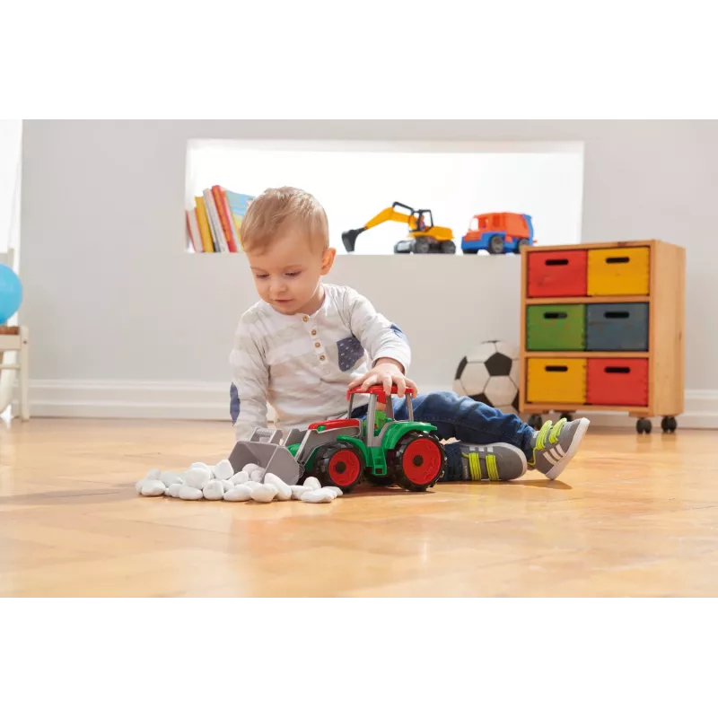 Traktor z przyczepą do siana Lena Truxx 04428 open box – zestaw plastikowy do zabawy
