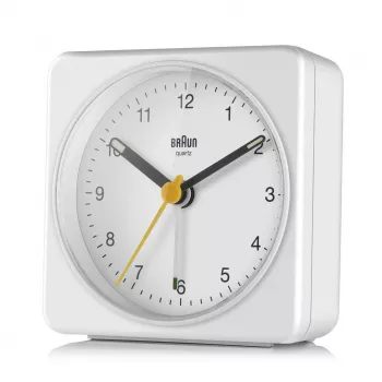 Braun BC03W Zegar kwarcowy biały