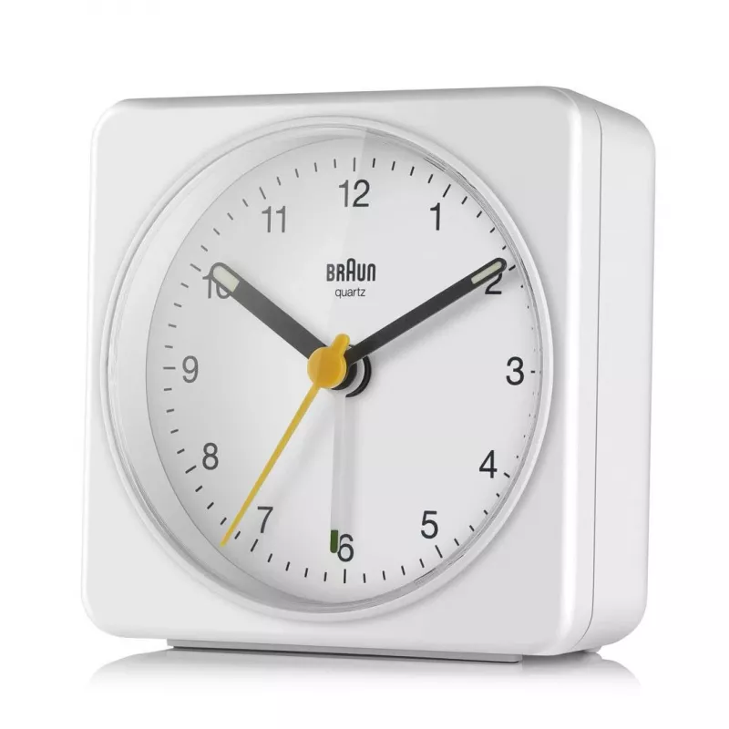 Braun BC03W Zegar kwarcowy biały