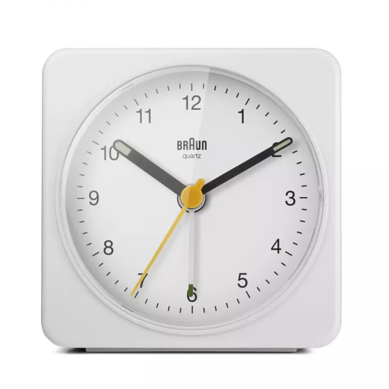 Braun BC03W Zegar kwarcowy biały