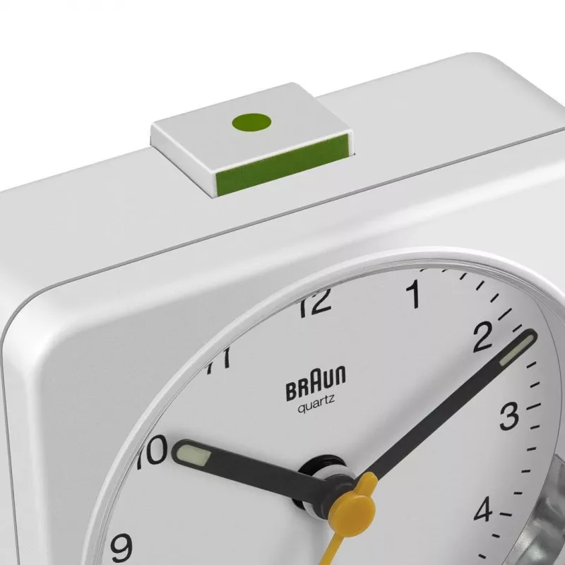 Braun BC03W Zegar kwarcowy biały