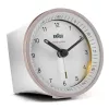 Braun BC07 Kwarcowy budzik Różowy, Biały