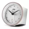 Braun BC07 Kwarcowy budzik Różowy, Biały