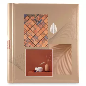 Album fotograficzny Hama Singo II Brązowy 40 arkuszy 10 x 15 Oprawa spiralna