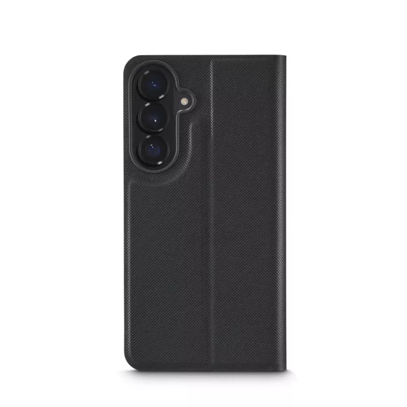 HAMA etui folio na telefon komórkowy dla ekranów 17 cm (6,7 cala) — kompatybilne z Samsung Galaxy S26+, czarne, 2 kieszenie na karty, podstawka biurkowa