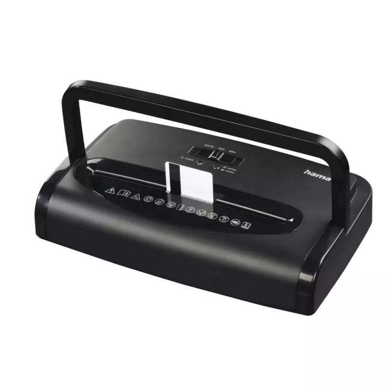 Hama Premium M8 niszczarka do papieru Mikrocięcie 68 dB 22 cm Czarny