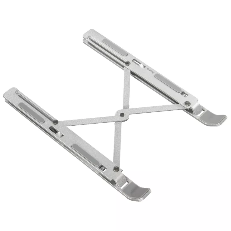 Stojak pod laptopa Hama ze stopu aluminium, srebrny, 39,1 cm (15,4 cala)