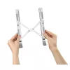 Stojak pod laptopa Hama ze stopu aluminium, srebrny, 39,1 cm (15,4 cala)