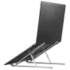 Stojak pod laptopa Hama ze stopu aluminium, srebrny, 39,1 cm (15,4 cala)