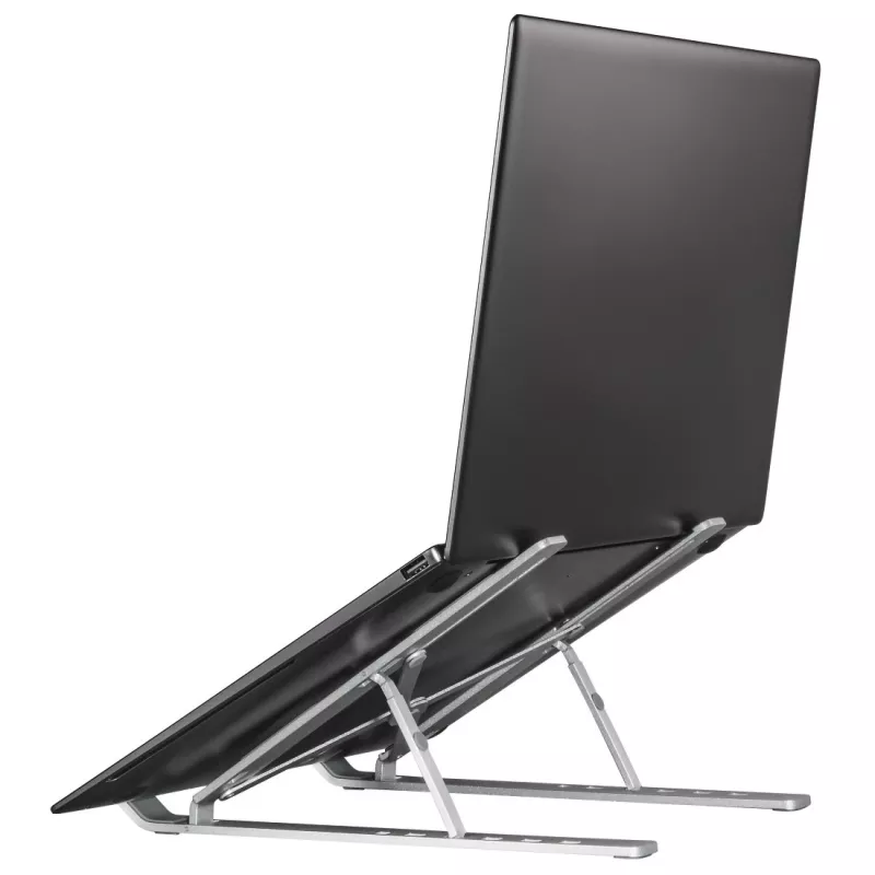 Stojak pod laptopa Hama ze stopu aluminium, srebrny, 39,1 cm (15,4 cala)