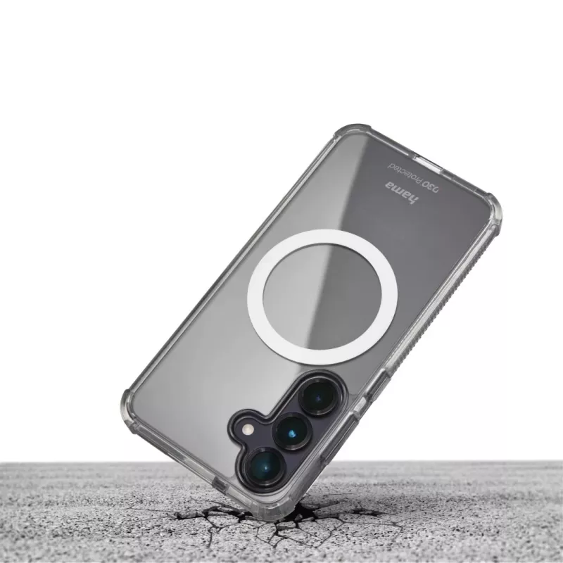 Pokrowiec na telefon komórkowy HAMA Extreme Protect dla Samsung Galaxy S25 FE, 17 cm (6,7 cala), przezroczysty