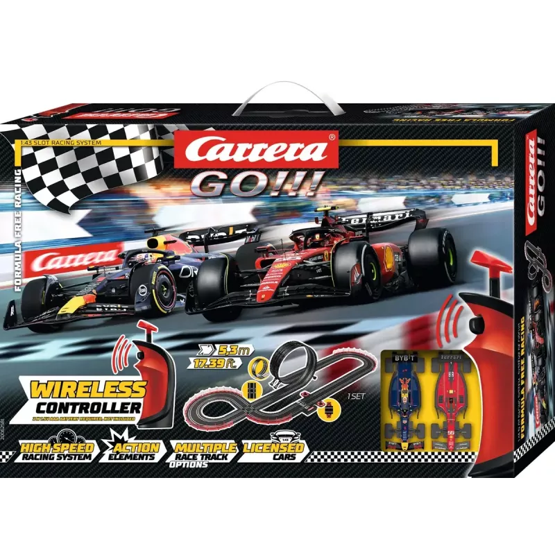 Zestaw torów wyścigowych CARRERA GO!!! Racetrack Formula Free Racing bezprzewodowy 20062581