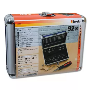Zestaw końcówek wkrętakowych KWB 106800 63 szt.
