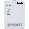 Zestaw wierteł KWB 421856 19 szt. Wiertła kręte 1,0 - 10 mm