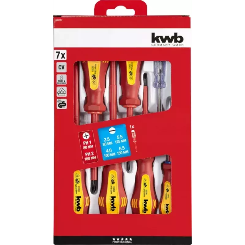 Zestaw wkrętaków ręcznych KWB 665307