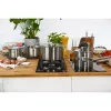 ZWILLING Multi Pot TrueFlow 66920-004-0 — stalowy garnek z pokrywą szklaną, można myć w zmywarce i używać w piekarniku, nadaje się do płyt halogenowych