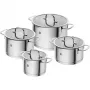 ZWILLING Multi Pot TrueFlow 66920-004-0 — stalowy garnek z pokrywą szklaną, można myć w zmywarce i używać w piekarniku, nadaje się do płyt halogenowych