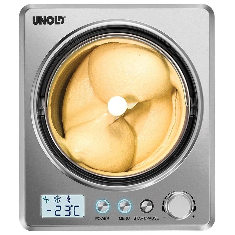 Unold Pro Plus Kompresorowa maszyna do lodów 2,5 L 250 W Stal nierdzewna