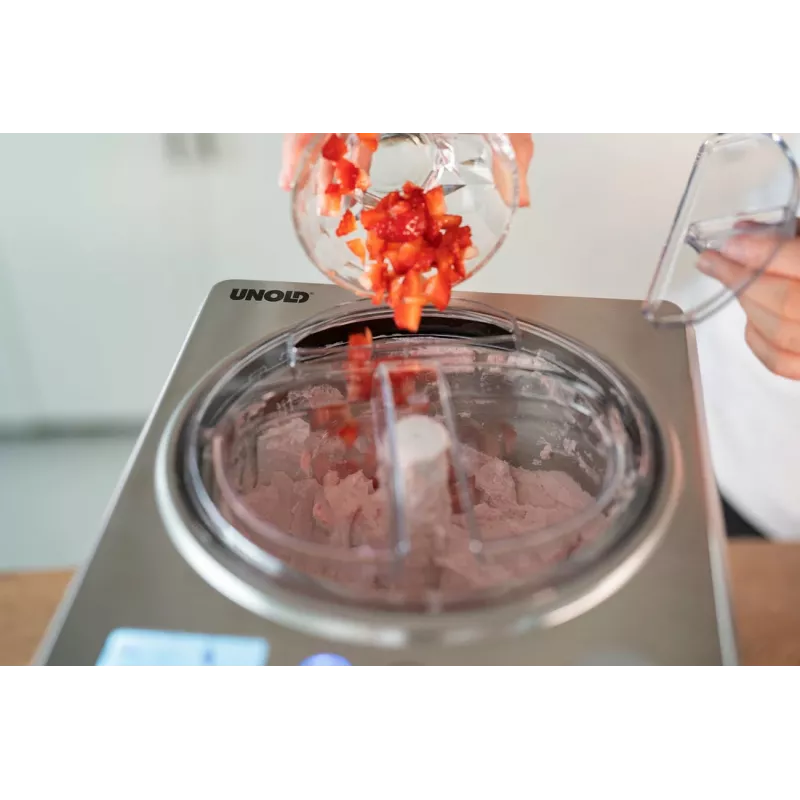Unold Pro Plus Kompresorowa maszyna do lodów 2,5 L 250 W Stal nierdzewna