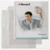 Rexel koszulka dokumentowa z zakładką, 210 x 297 mm (A4), Transparentna, 0,13 mm, 233 mm, 301 mm, 2 mm