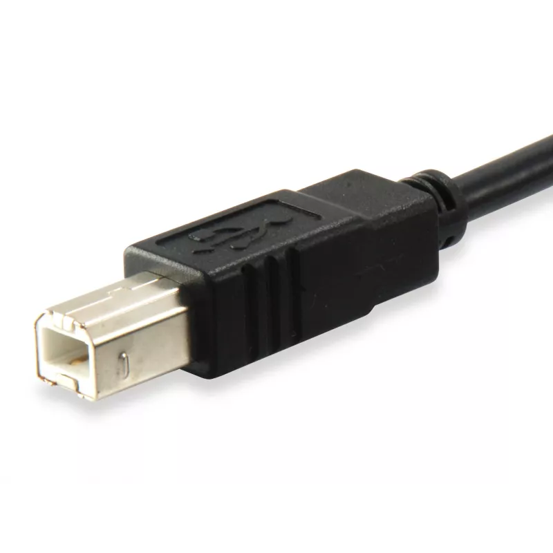 Kabel Equip USB 2.0 typu C na typ B, 1 m, 1 m, USB B, USB C, USB 2.0, męski/męski, czarny
