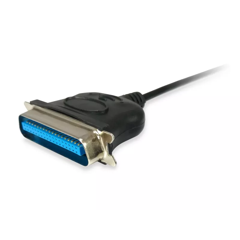 Kabel adaptera Equip USB na Parallel, Czarny, USB A, Centronics 36, 60 g, 1 szt., 175 mm