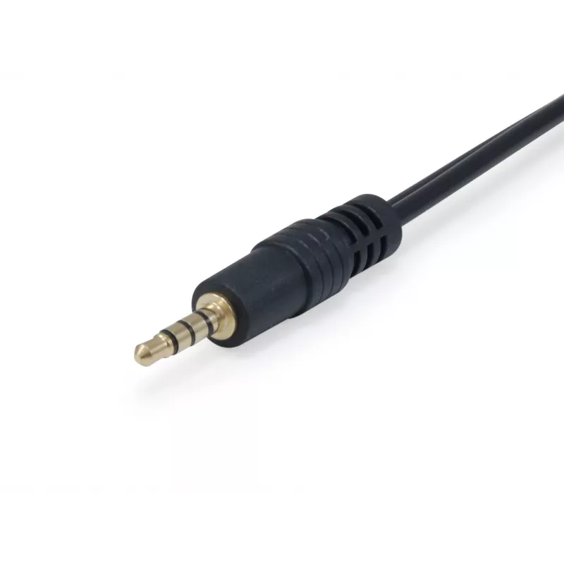 Equip 147943 kabel audio 1,5 m 2 x 3,5 mm 3,5 mm czarny