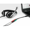 Equip 147943 kabel audio 1,5 m 2 x 3,5 mm 3,5 mm czarny