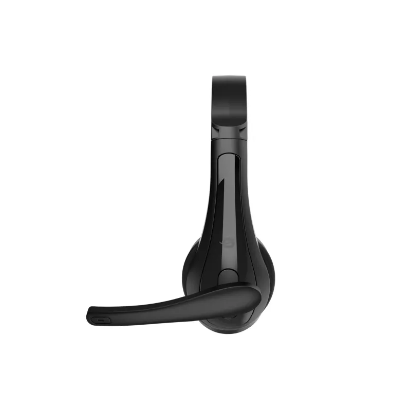 Przewodowy zestaw słuchawkowy CONCEPTRONIC POLONA06B3T, stereo 3.5 mm, mikrofon z redukcją szumów, nauszne, 20–20000 Hz, kabel 1,8 m, czarny