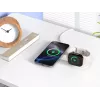 Conceptronic GORGON04W składana magnetyczna ładowarka bezprzewodowa 2-w-1 Qi2 25 W